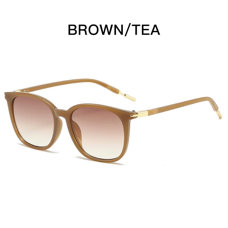 New Round UV-proof Premium Sunglasses, Fashion Trend Plain and Versatile Sunglasses
