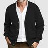 Cardigan da uomo a manica lunga monopetto, vestibilità larga, casual, europeo e americano, Autunno/Inverno 2025