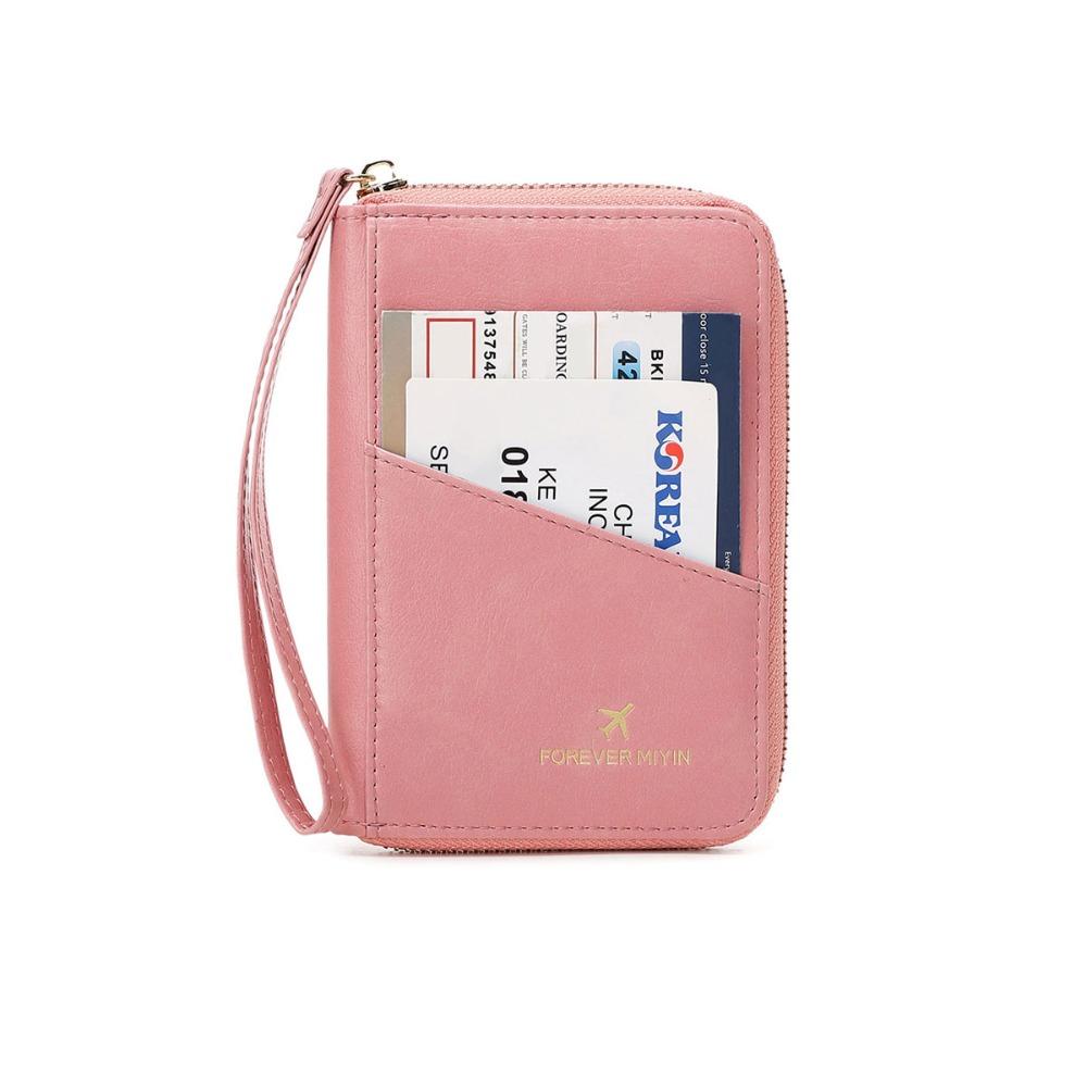 Multifunction Passport Cover with SIM Card Slots Card Case RFID Blocking Passport Clip  Female