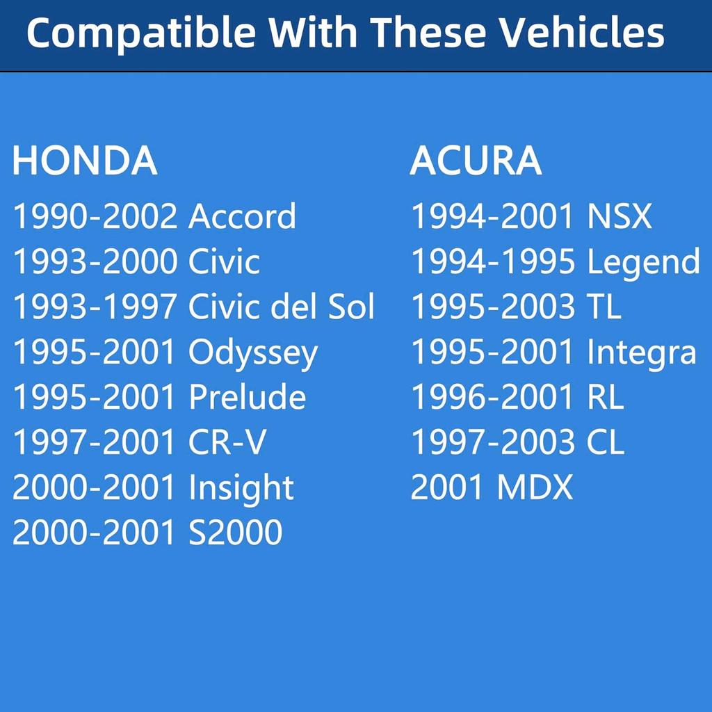 Gas Cap, Fuel Cap For Honda 1990-2002 Accord, 1993-2000 Civic, CRV CR-V, Odyssey, Prelude, ight, S2000 & Acura NSX, Legend,TL, Integra, RL, CL, MDX,