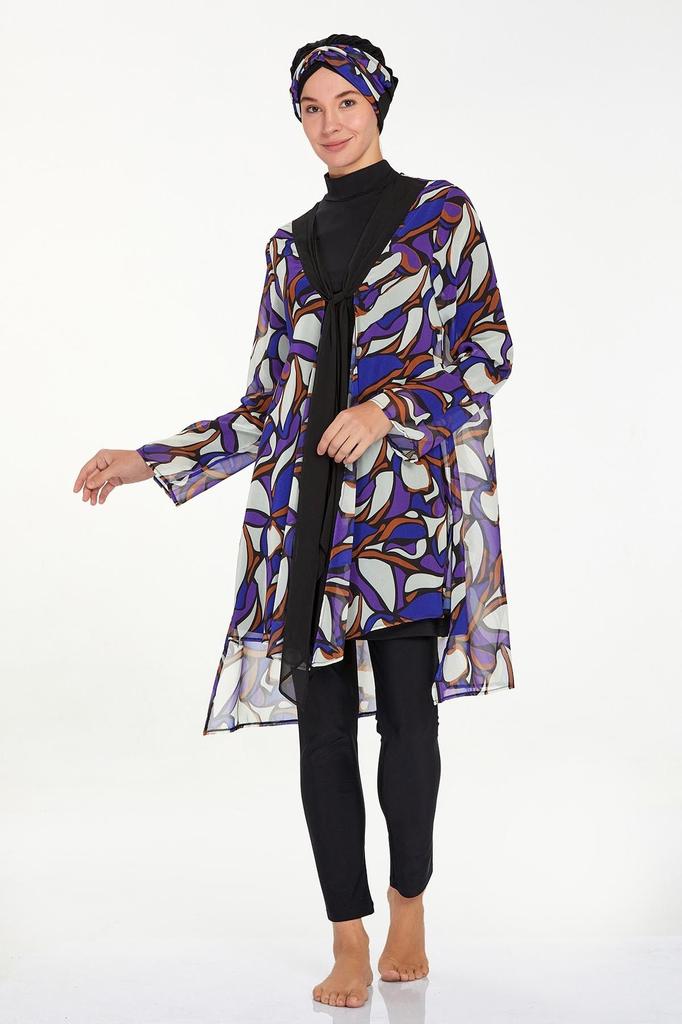 Womens Muslim Modest Islamic Full Cover Burkini Beach Swimming Costume Swimwear Hijab Beachwear Swimsuit