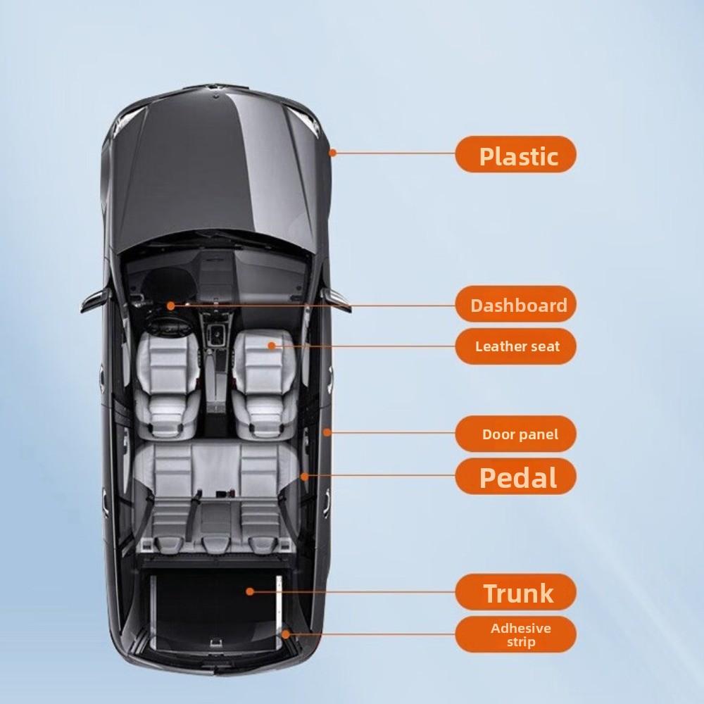 Durable Crystal Coating Waterproof Refurbishing Coating Automotive Coatings Electroplating Plastic Restorer for Car Maintenance