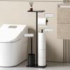 Floor Storage Rack Stainless Steel Toilet Paper Holder Bathroom Organizer Shelf Multifunctional Shelves Bathrooms Accessories