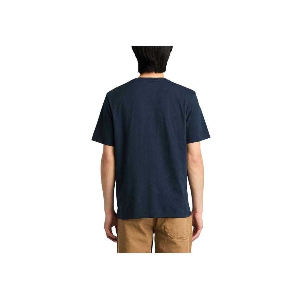 Timberland Short Sleeve Outdoor Breathable Loose Dark T-Shirt Men Tops Denim A6DKU-Z02