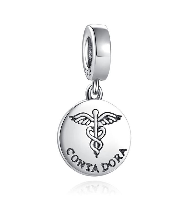 2025Hot Selling S925 Silver Backpack Dog Paw Pendant Suitable For Original Bracelets DIY Accessories High-End Charm Jewelry