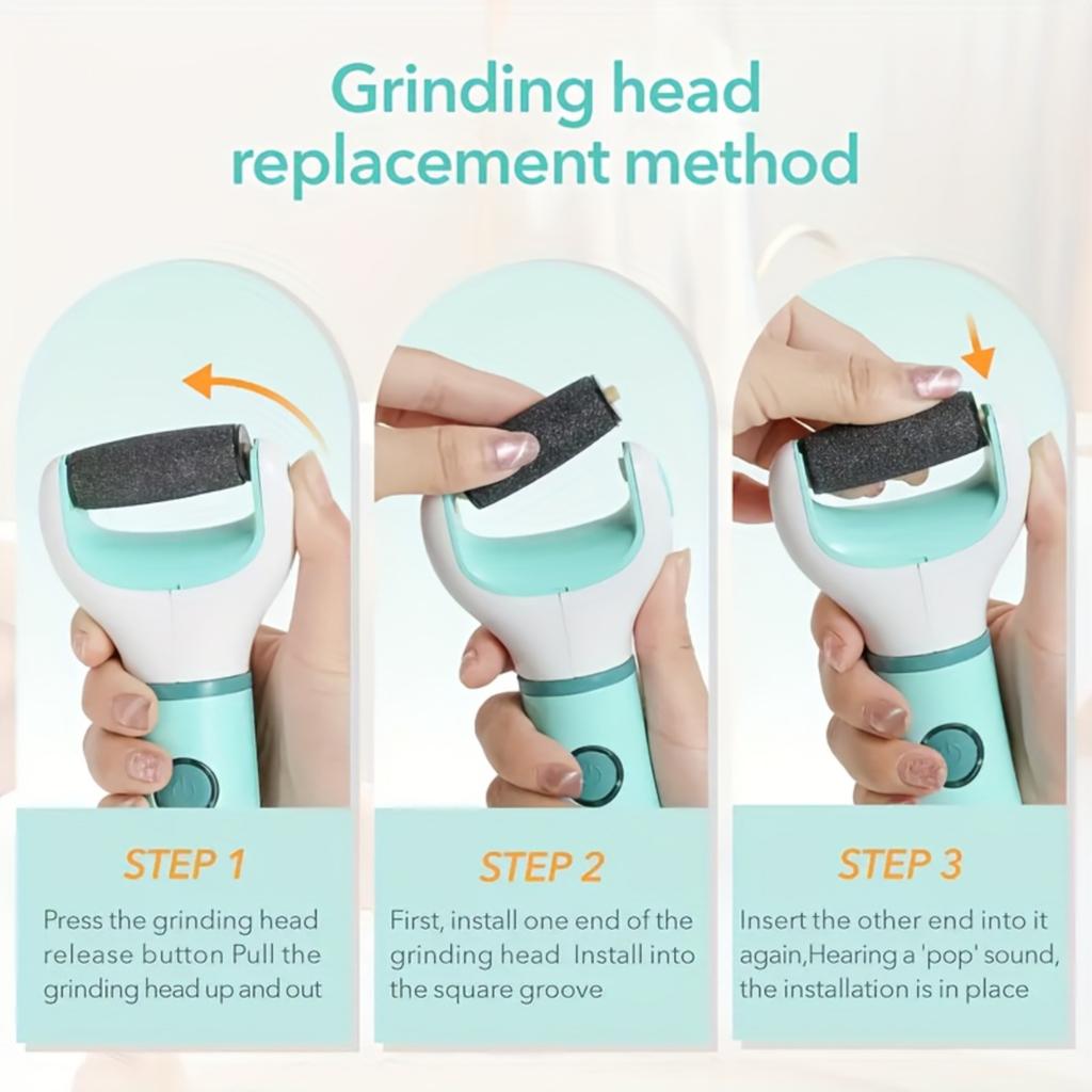 Rechargeable Electric Foot Exfoliator And Pedicure Tool