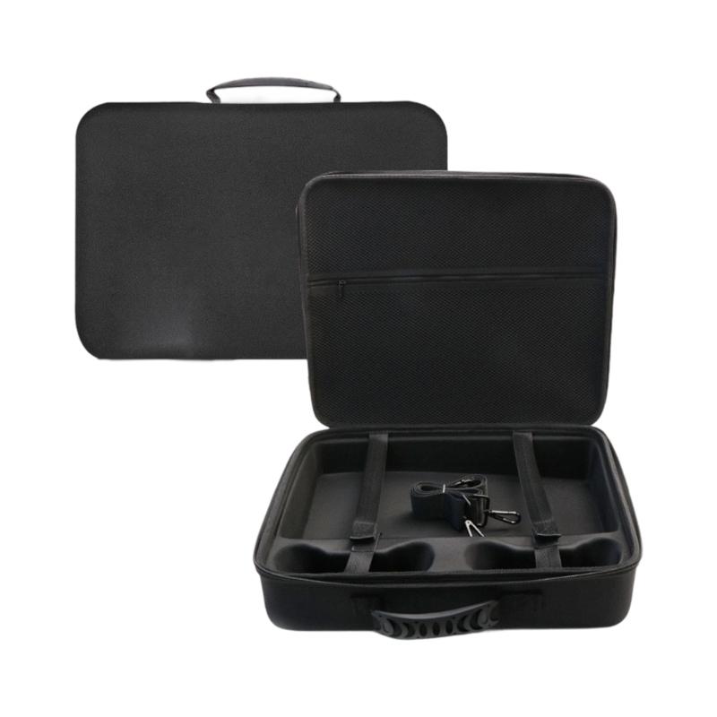 Travel Carrry Case for Slim Shockproof Organizers Bag Storing Console Controller Charging Base Disk Scratchproof Case