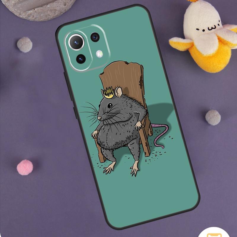 Cute Cartoon Animal Rat Case For Xiaomi 15T Pro 13T 14T 14 15 Ultra 17 Pro Max POCO F8 Pro F5 F6 F7 X5 X6 X7 Cover