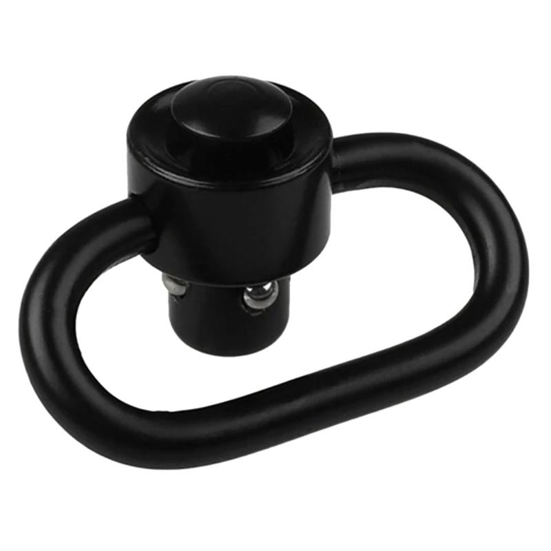 Heavy Duty 1.25 Inch Sling Swivels - Quick Detach D Loop Mounts For 2 Point Rifle Slings