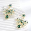 Alloy Butterfly Bow Earrings For Women With Retro Vintage Style Seasonal Accessory