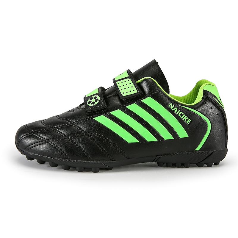 Shock-absorbing Non-slip Wear-resistant Velcro Short Nail Outdoor Football Shoes Training Children's Shoes