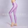 Große Größe Dünn Durchscheinend Glänzend Leggings Yoga Bodybuilding Hose Sexy Schlank Heiß Sexy Damenhose Neue Hose Hft4
