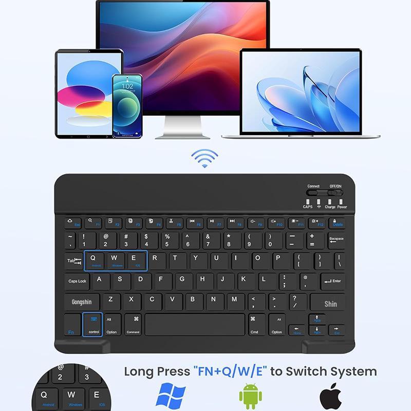Compatible 10th Gen iPad A16 10.9" Magnetic Detachable Bluetooth Keyboard Case