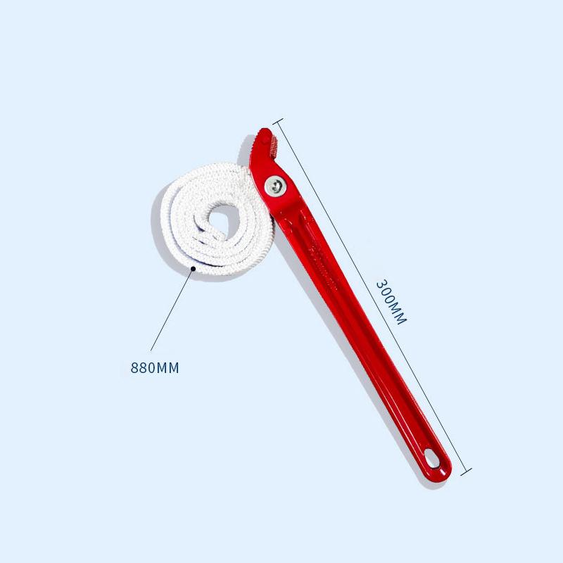 

12In Belt Wrench Oil Filter Puller Strap Spanner Chain Wrench Strap Opener Adjustable Strap Opener Cartridge Disassembly Tool ONE SIZE