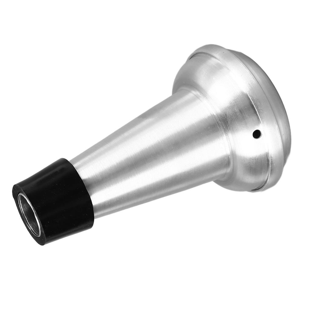 Trompeten-Dämpfer Mini-Größe Aluminium Trompeten-Übungsdämpfer mit Gummi-Kantenschutz