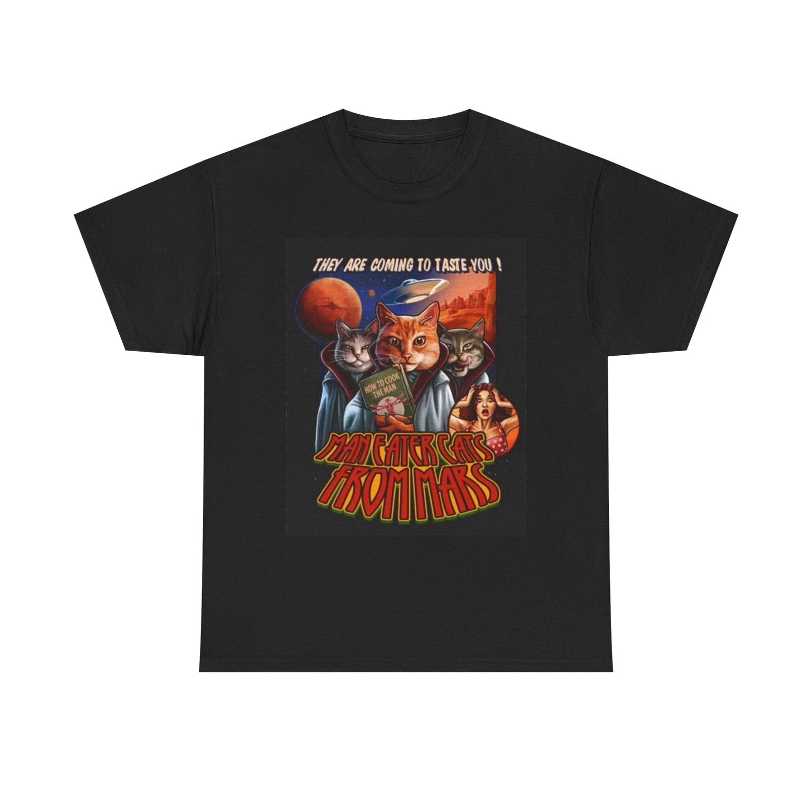 Men s and Women s T-shirts Space Kittens Aliens XXL