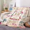 15Th Birthday Celebration Customize Your Name Blanket Warm Comfortable And Soft Blankets Are Suitable For Home Lunch Break Blanket Office Sofa Sofa
