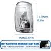 Wing Mirror Side Mirror Indicator Lamp Lens Cover Fit For Ford Transit T150 250 350 2015 2016 2017 2018 2019 2020 2021 MK8 2014 Onwards,Left Driver