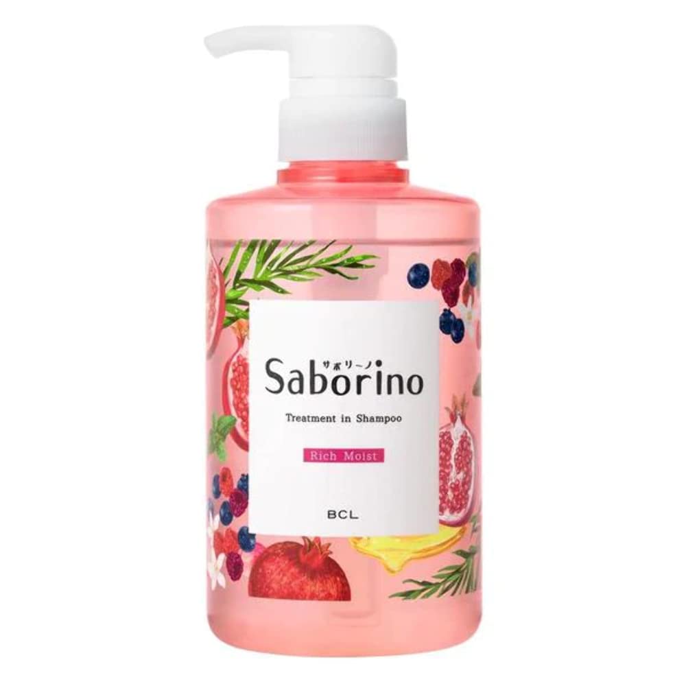 

BCL Saborino Quickly cleanses hair and scalp Treatment Shampoo Rich Moist 460mL