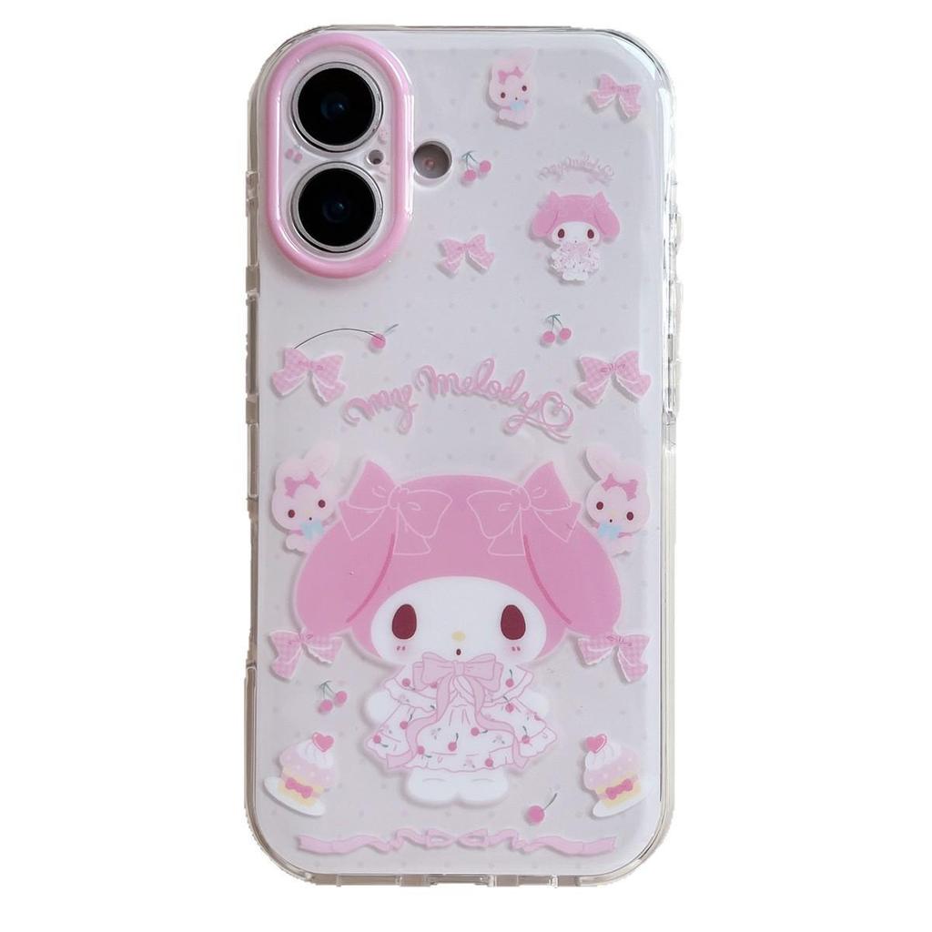 Cartoon Melody iPhone 14/13 Compatible ProMax Anti-Fall Case