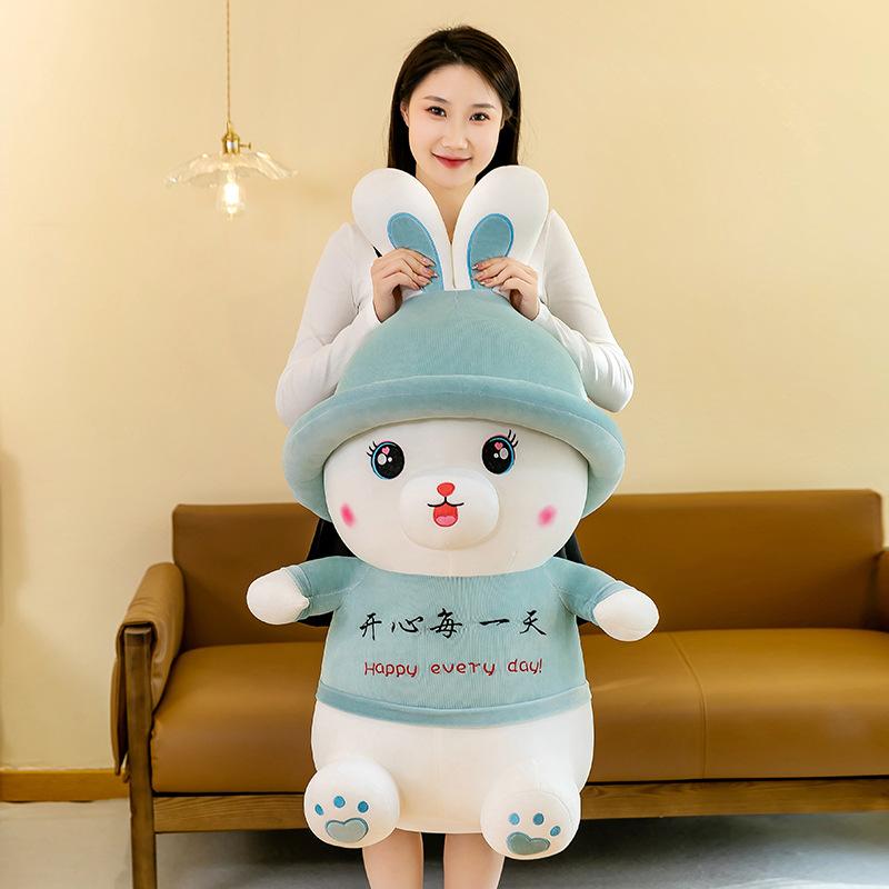 

Новая плюшевая игрушка Love You Rabbit, милая кукла-кролик, кукла-подушка для девочки-кролика, подарок на День святого Валентина 50cm