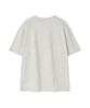 WACKY WILLY Arch Typography Short Sleeve T-Shirt Light Grey