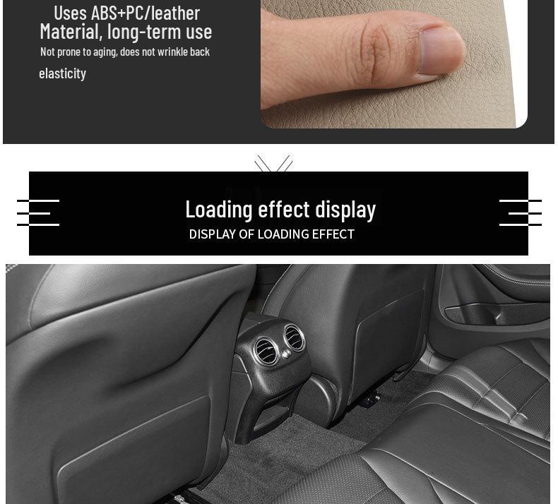 Mercedes-Benz E, C, GLC, and CLS-Class Seat Back Storage Organizer Clip W205 Rear Cover Plate.