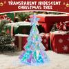 Christmas Tree Colorful Lights Hotel Showcase Front Desk Decoration Creative Ornaments Home Small Christmas Day Decorations