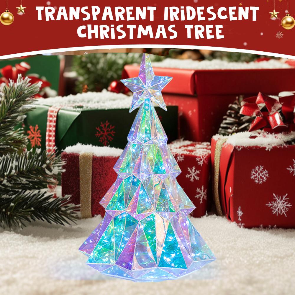 Christmas Tree Colorful Lights Hotel Showcase Front Desk Decoration Creative Ornaments Home Small Christmas Day Decorations