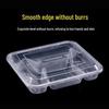 Disposable Multi-Compartment Plastic Meal Box