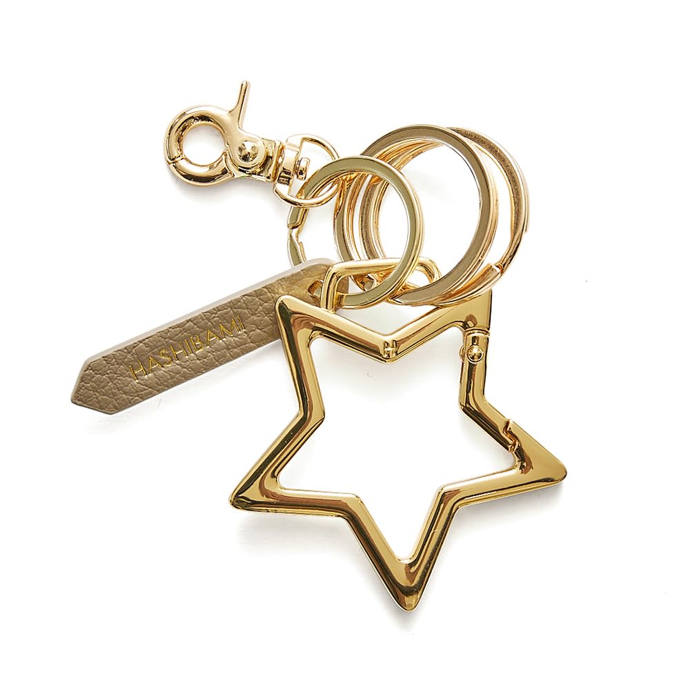 Hazel Star Carabiner Free Shipping Keychain, Women's, Gold,