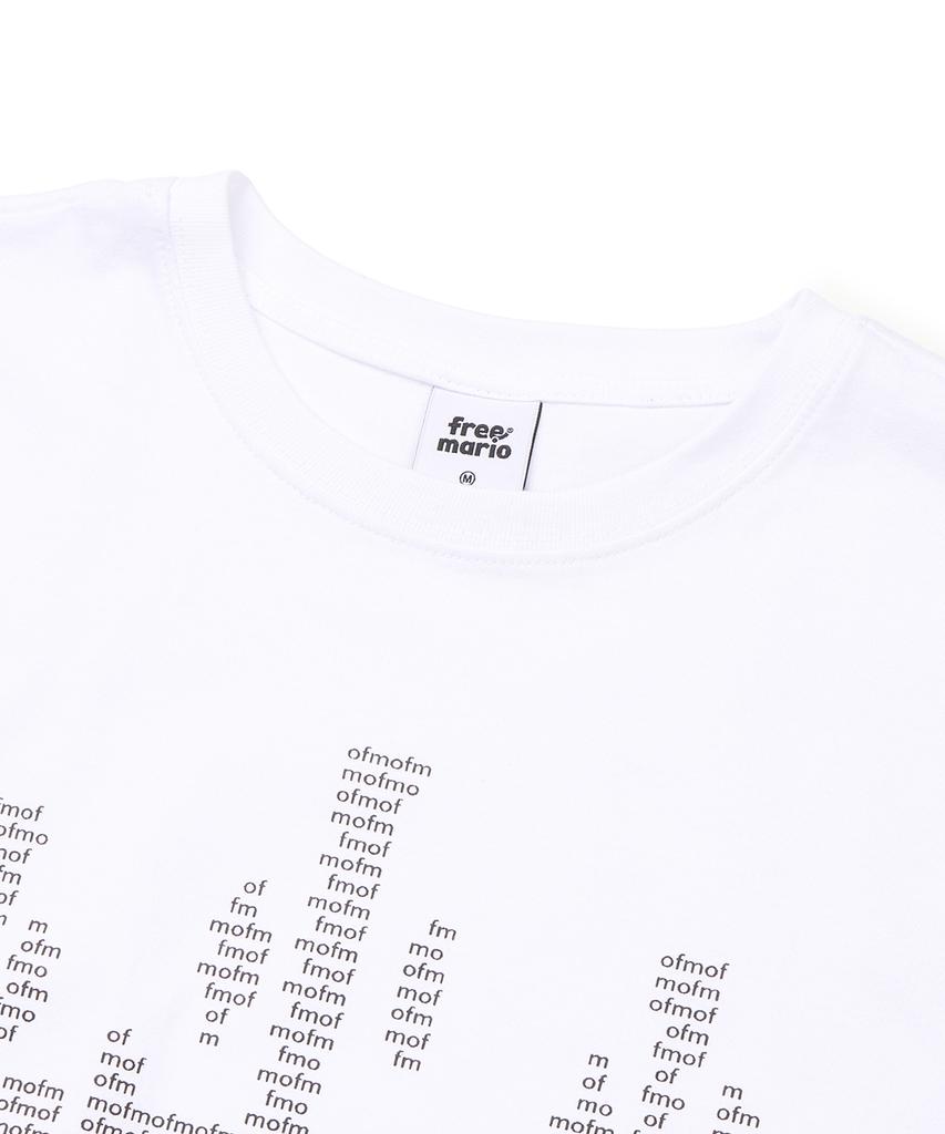 FREEMARIO 3 Cross T-Shirt [White]