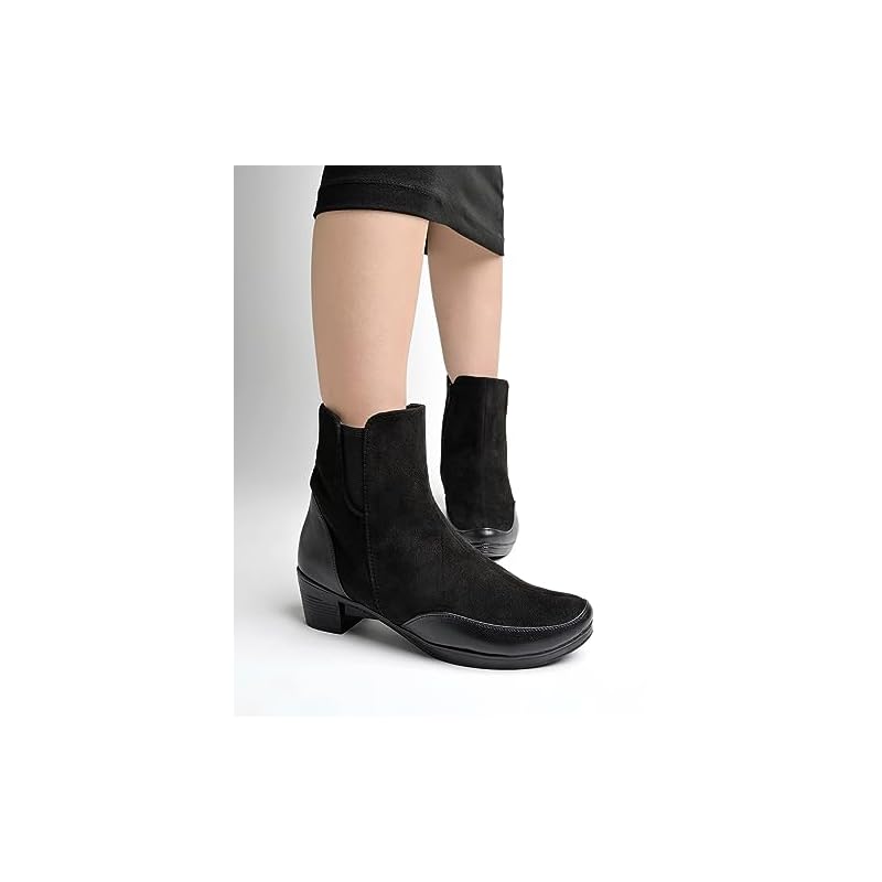 Shoetopia Girls Bt-7093 Black Ankle Boot - 6 Uk (Girls-Bt-7093-Black) 6 UK