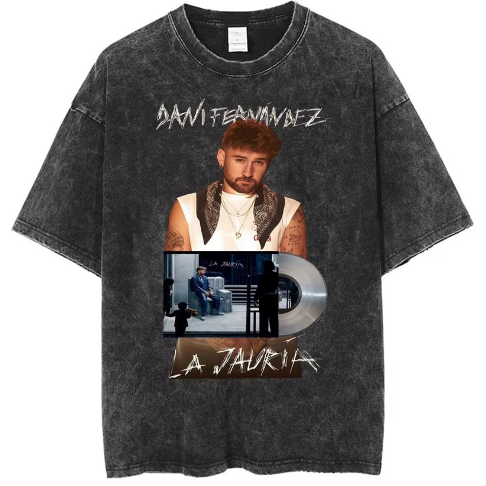 Dani Fernandez Harajuku Album Tour Vintage Washed YK Tshirts Men Women Tshirt Aesthetic Casual Cozy Oversized Tops Streetwear