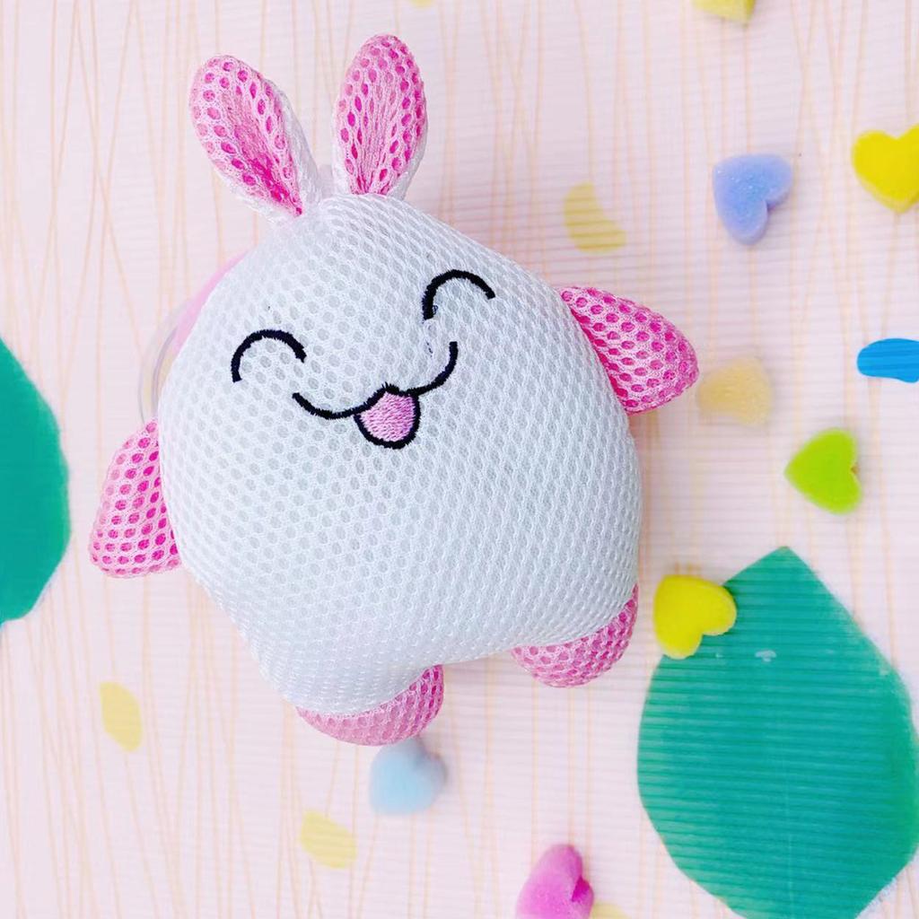 Minge de baie pentru păpuși din plasă, articol de baie preferat pentru copii și fete, instrument de spălat flori de baie de dimensiunea desenelor animate