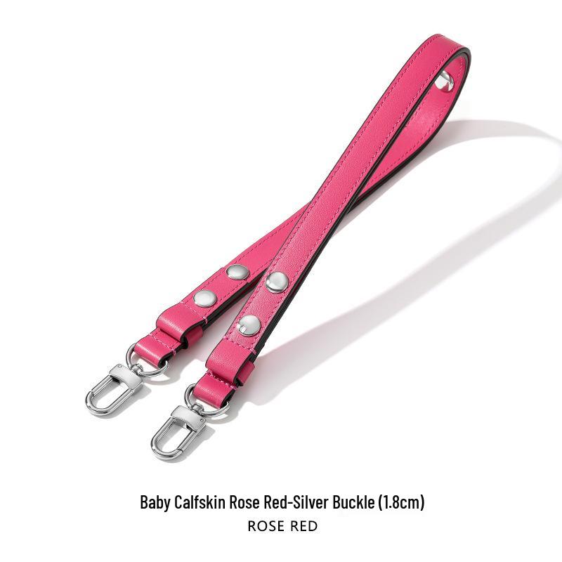 MHS-C-38 Adjustable Three-Speed Brown Women's Underarm Bag with Rivet Shoulder Strap, 26 Wash Bag Transformation.