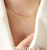 Chic European & American Trendy Double-Layer Blade Chain Necklace: Versatile Hot Girl Fashion Clavicle Piece