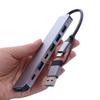 1 bis 7 Typ-C Erweiterungsdock-Hub Typ-C Dockingstation Für Computer/Maus/Mobiltelefone/Tablets