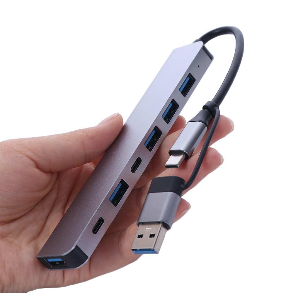 1 bis 7 Typ-C Erweiterungsdock-Hub Typ-C Dockingstation Für Computer/Maus/Mobiltelefone/Tablets