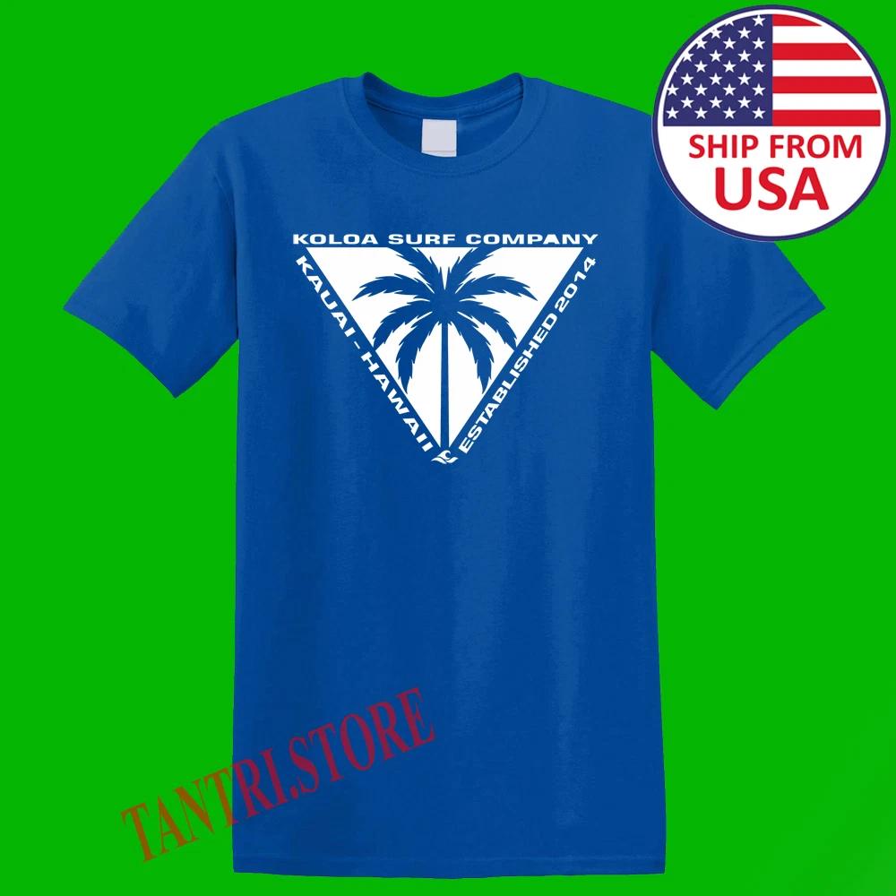 Koloa Surf Palm Men s Royal Blue Size S to 3XL 4XL