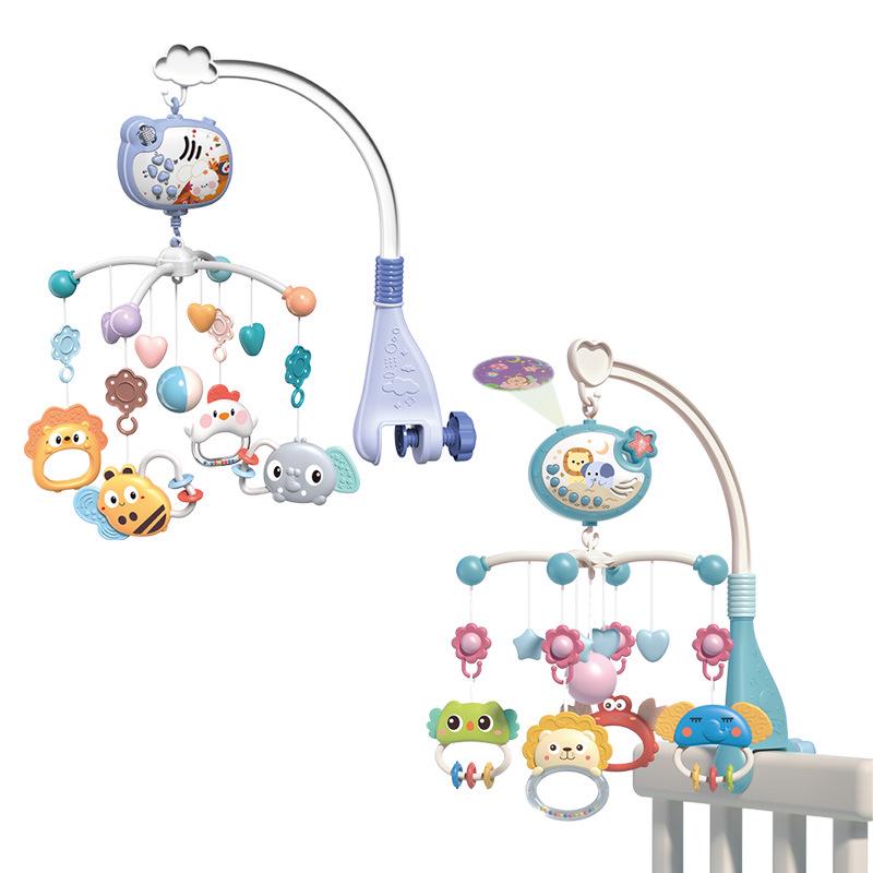 Multifunctional Rotating Music Crib Mobile – Soothing Toy for Newborns