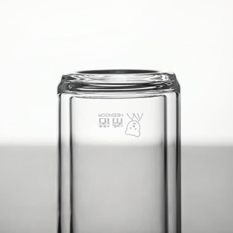 HEENOOR XN-6772 Double Wall Glass Travel Mug with Filter