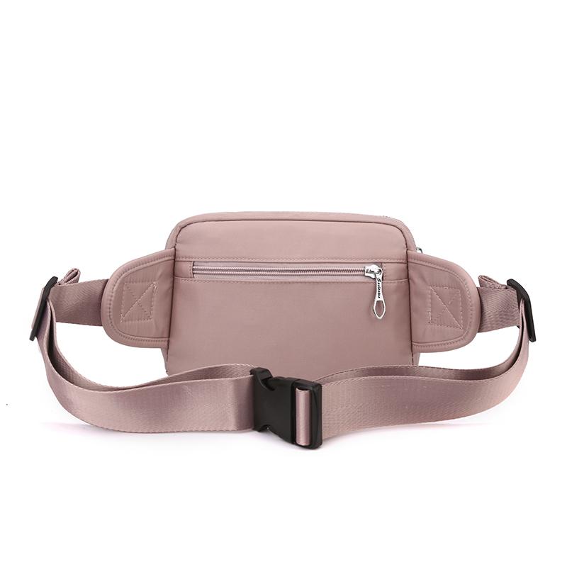 Chest Bag Women's Nylon Solid Color Small Bag Crossbody Bag Waist Bag