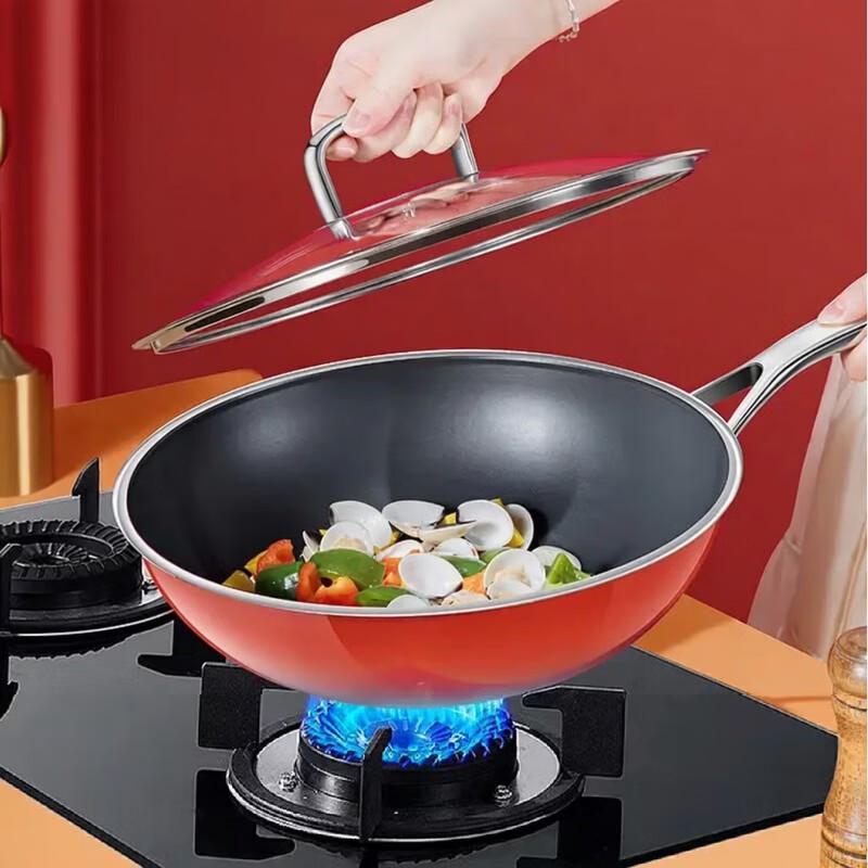 Debo Himalaya DEP-924 30cm Enamel Wok