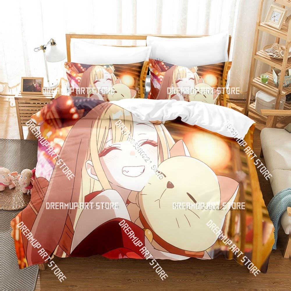 Fashion Cosmic Princess Kaguya Bedding Set Single Twin Full Queen King Size Bed Set Kids Bedroom Duvetcover Sets Bed Sheet Set