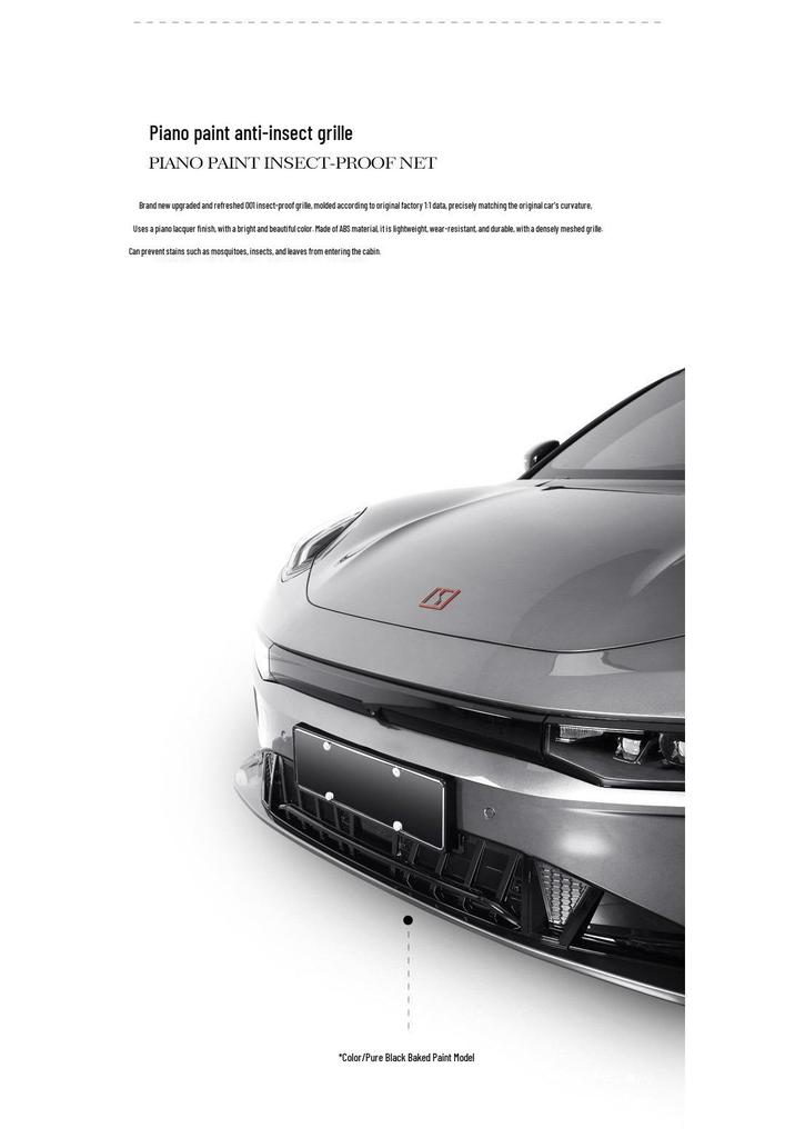 Touareg-Zeekr 001 Insect/Dust-Proof Grille, Easy Install.