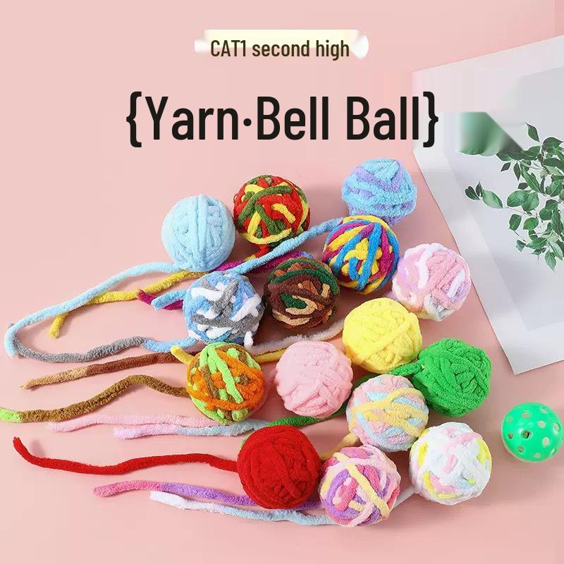 Colorful Feather Teaser Wand: Interactive Cat Toy with Chewable Plush Mouse for Self-Play and Boredom Relief