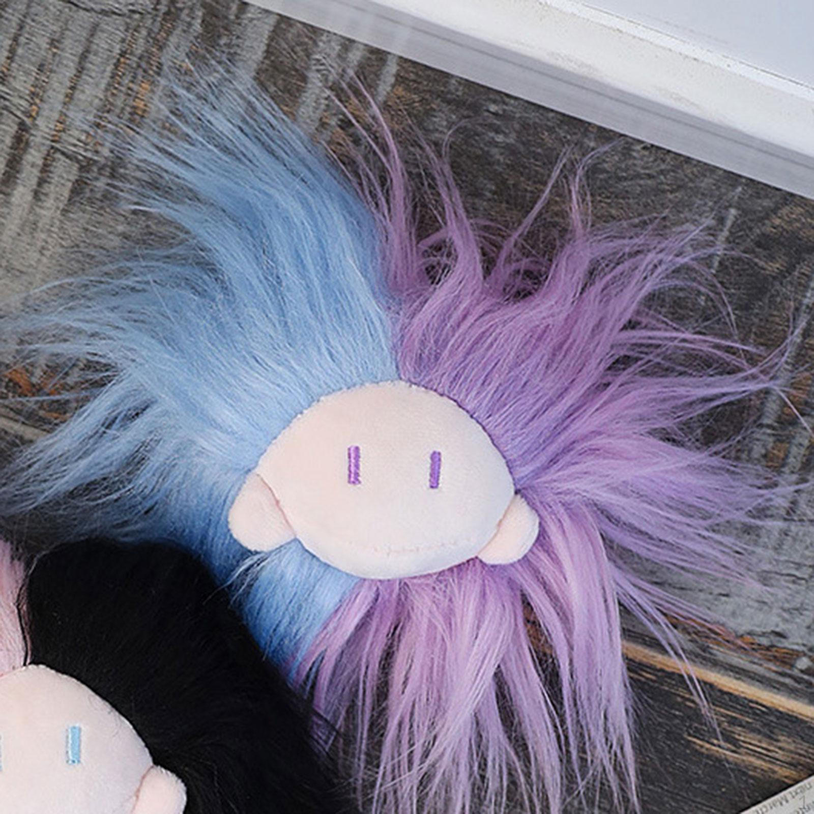 

Кукольная голова брелок для мальчиков и девочек новинка игрушка подвеска подвеска милый очаровательный Blue Violet