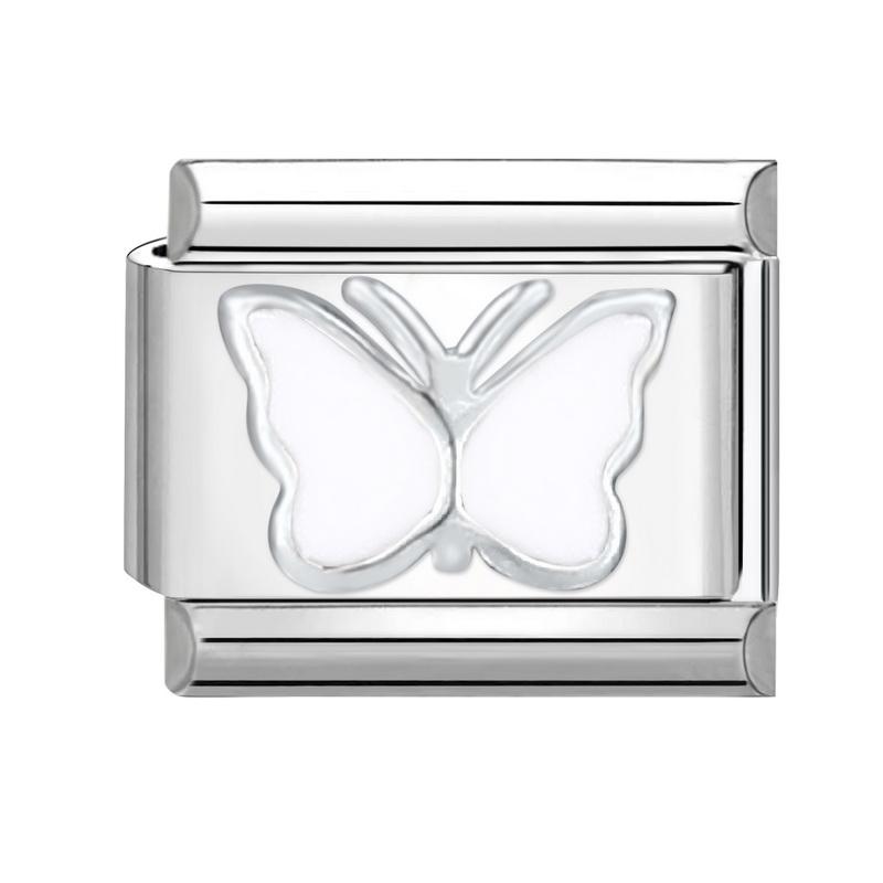 Fashion Devil Eyes Heart Star Flowers Italian Charm Links Stainless Steel Fit 9mm Bracelet Zircon DIY Making Gifts Wholesale