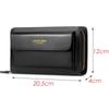 Men Clutch Bag Men's Long Purse Large Capacity Men's Wallets Cell Phone Pocket Passcard Pocket High Quality Wallet Bags